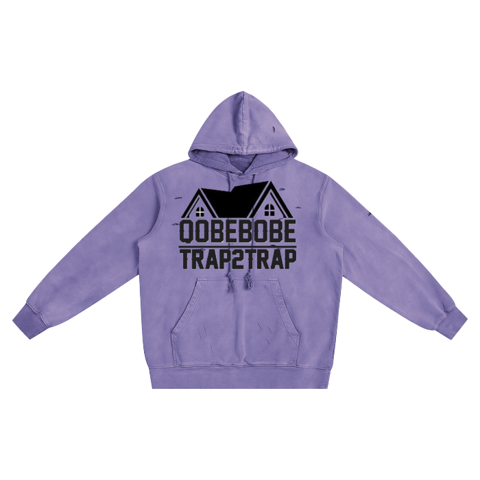 Distressed Vintage Wash Hoodie