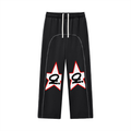 Contrast-Stitched Fleece Sweatpants