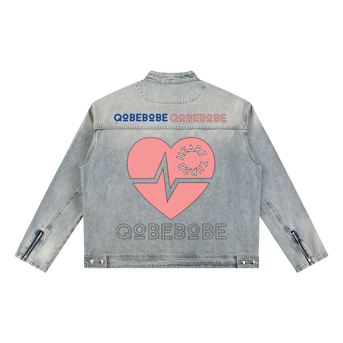 HeartThrob Zip Denim Jacket