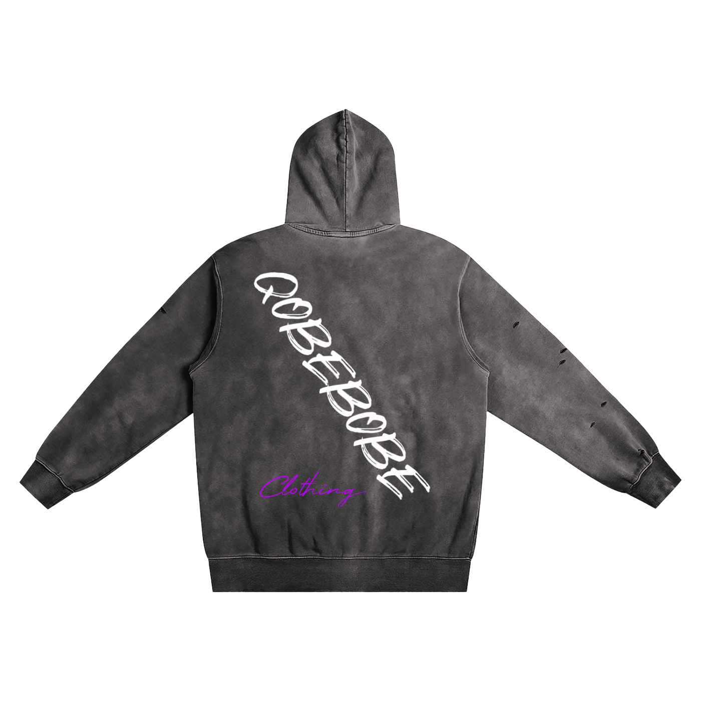 Distressed Vintage Wash Hoodie