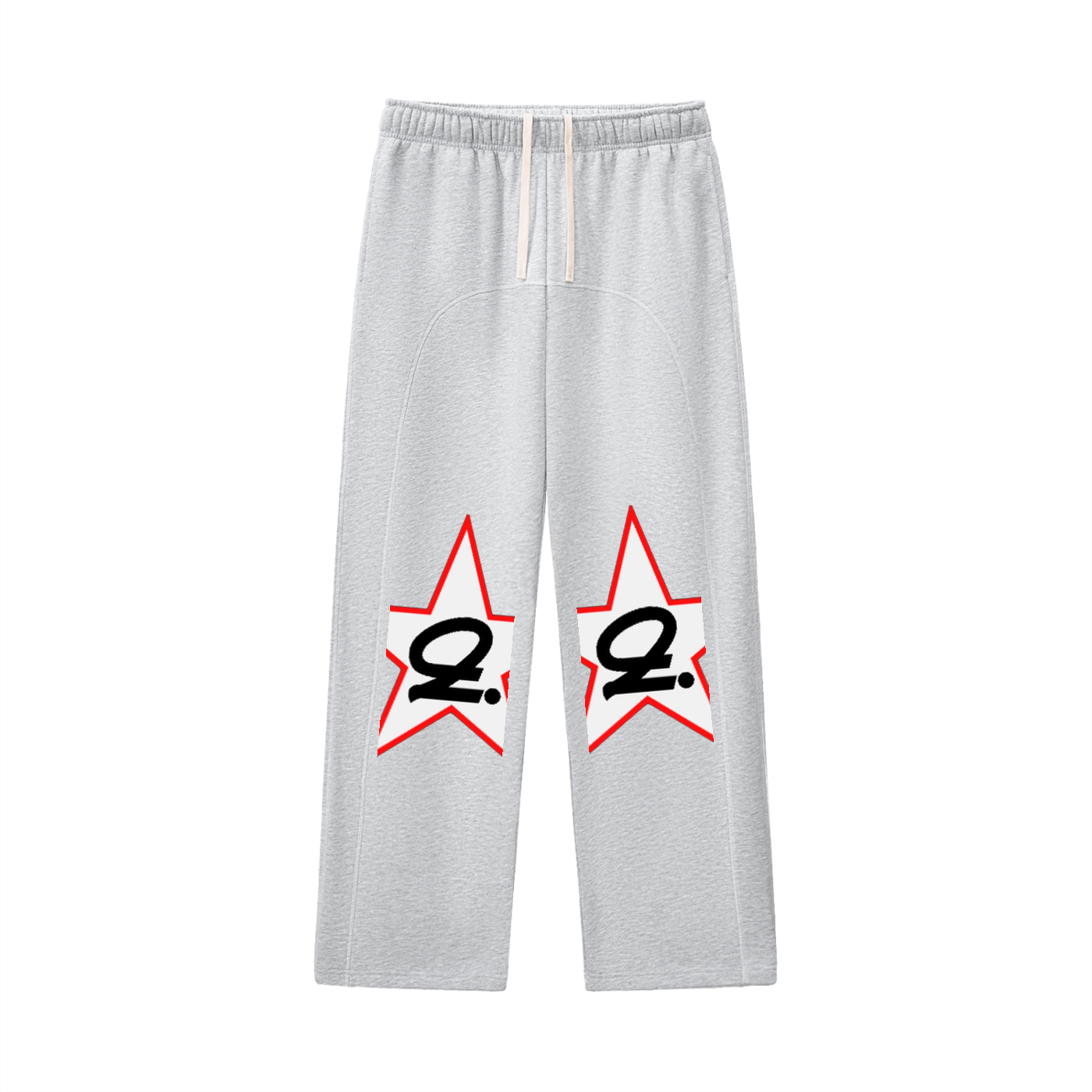 Contrast-Stitched Fleece Sweatpants