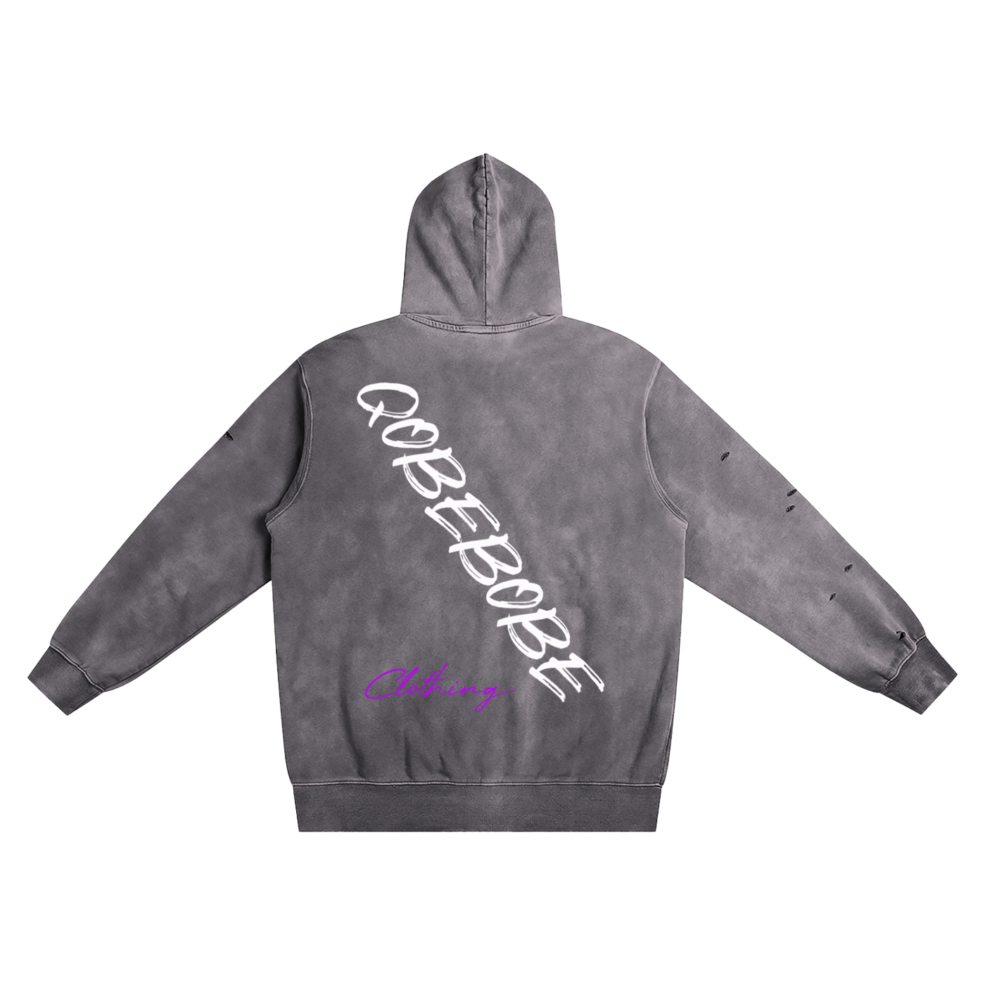 Distressed Vintage Wash Hoodie