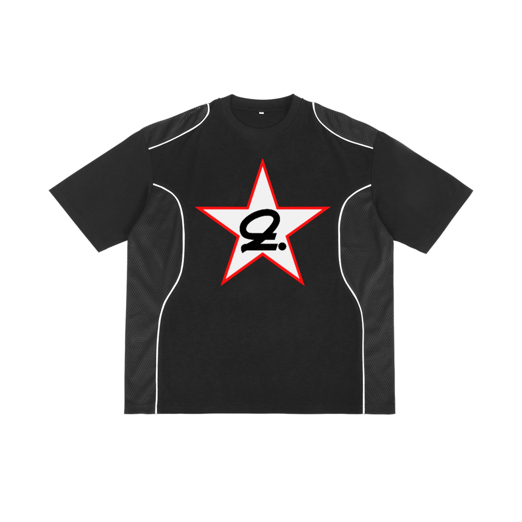 Contrast Piped Panel T-Shirt